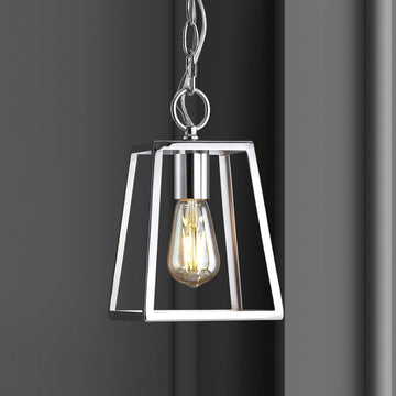 Ira 6.25" Adjustable Drop Metal LED Pendant - JONATHAN Y
